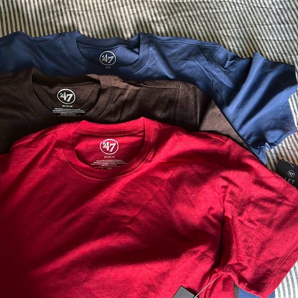 3 short sleeve 47 brand shirts
